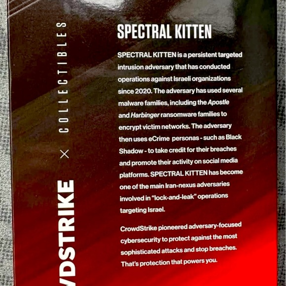 Crowdstrike Spectral Kitten Action Figure - NEW - Picture 3 of 4